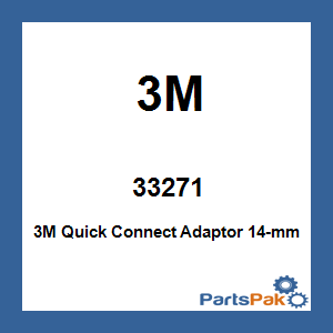 3M 33271; 3M Quick Connect Adaptor 14-mm