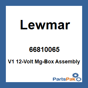 Lewmar 66810065; V1 12-Volt Mg-Box Assembly