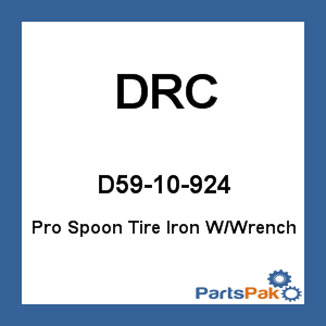 DRC D59-10-924; Pro Spoon Tire Iron W / Wrench 24-mm