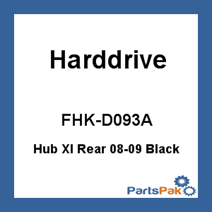Harddrive FHK-D093A; Hub Xl Rear 08-09 Black