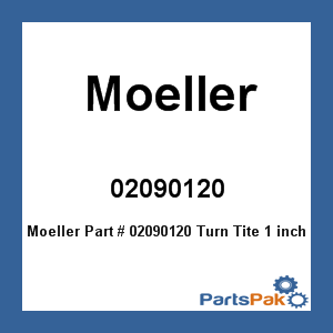 Moeller 02090120; Turn Tite 1 inch Stainless Steel 20Pc Display