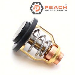 Peach Motor Parts PM-67F-12411-01-00 Thermostat (60 Degrees C)(140 Degrees F); Fits Yamaha®: 67F-12411-01-00, 67F-12411-00-00, 6CB-12411-00-00, Suzuki®: 17670-90J00, Sierra®: 18-3632