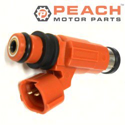 Peach Motor Parts PM-68V-8A360-00-00 Fuel Injector Assembly; Fits Yamaha®: 68V-8A360-00-00, 68V-13761-00-00, Mitsubishi®: MD319791, 731011U, Chevrolet Chevy®: 91174472, Nikki®: INP771, INP-771,
