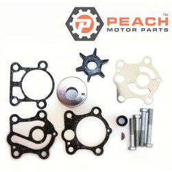 Peach Motor Parts PM-6H4-W0078-A0-00 Water Pump Repair Kit; Fits Yamaha®: 6H4-W0078-A0-00, 6H4-W0078-0A-00, 6H4-W0078-01-00, 6H4-W0078-00-00