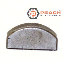 Peach Motor Parts PM-90280-05001-00 Key, Woodruff; Fits Yamaha®: 90280-05001-00, 90280-05013-00, 90280-16053-00, 90280-05048-00