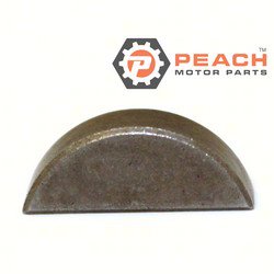 Peach Motor Parts PM-90280-05049-00 Key, Woodruff; Fits Yamaha®: 90280-05049-00, 90280-05015-00