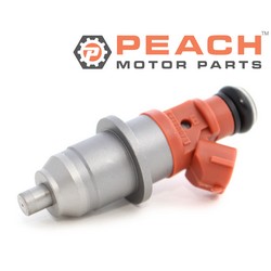 Peach Motor Parts PM-INJC-0002A Fuel Injector Assembly; Fits Yamaha®: 68F-13761-00-00, Mitsubishi®: E7T25071, DIM1000G