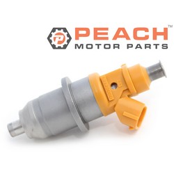 Peach Motor Parts PM-INJC-0004A Fuel Injector Assembly; Fits Yamaha®: 60V-13761-00-00, Mitsubishi®: E7T25080, MR560555, 1465A013, 1465A011, 1465A012; PM-INJC-0004A