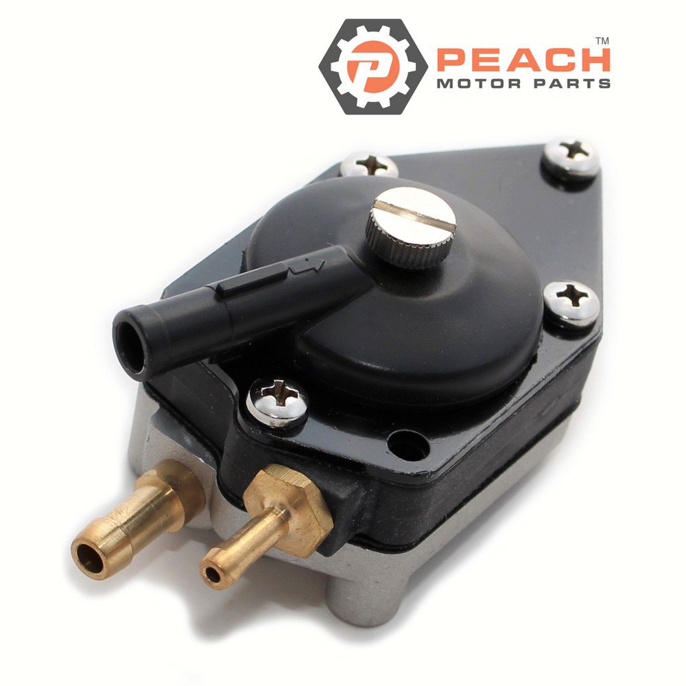 Peach Motor Parts PM-0438555 Fuel Pump, Mechanical; Fits Johnson Evinrude OMC®: 0438555, 438555, 0433386, 433386, Sierra®: 18-7353, Mallory®: 9-35353