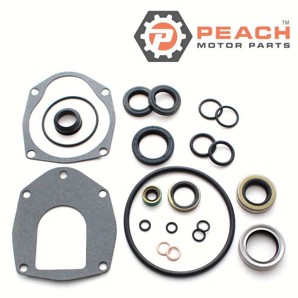 Peach Motor Parts PM-26-816575A-3 Seal Kit, Outdrive Lower Unit; Fits Mercury Quicksilver Mercruiser®: 26-816575A 3, 26-816575A3, 26-816575A 1, 26-816575A1, Sierra®: 18-2646-1, Mallory®: 9-7420