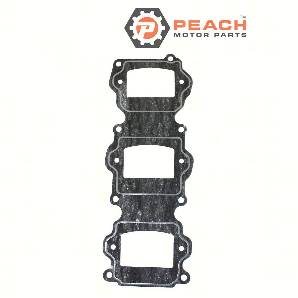 Peach Motor Parts PM-6H3-13622-A1-00 Gasket, Intake; Fits Yamaha®: 6H3-13622-A1-00, 6H3-13622-A0-00