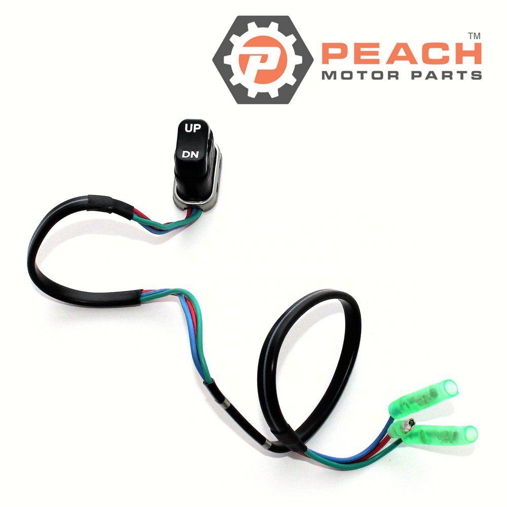 Peach Motor Parts PM-703-82563-02-00 Switch Assembly, Trim & Tilt; Fits Yamaha®: 703-82563-02-00, 703-82563-01-00, 703-82563-00-00, 703-82536-00-00