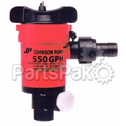 Johnson Pump 48503; 550 GPH Twin Outlet Bait Pump; LNS-189-48503