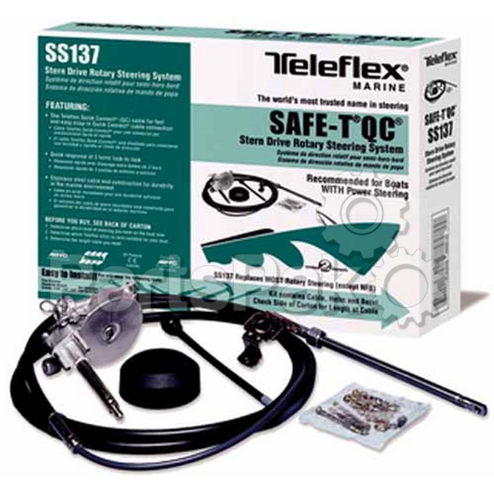 SeaStar Solutions (Teleflex) SS13712; Steering System Safe-T Quick Connect Package 12' SS13712