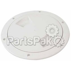 Attwood 127921; White 6In Deck Plate; LNS-23-127921