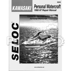 Seloc 9202; Repair Service Manual, PWC Manual Kawasaki 1992-97; LNS-230-9202