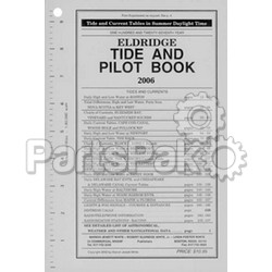 Eldridge (RE White) TIDEBOOK; Tide And Pilot Book 2011 Edt.