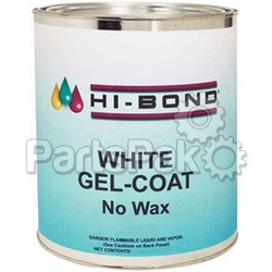 Hi-Bond 701440; White Gel Coat No Wax Qt W/Hdr; LNS-349-701440