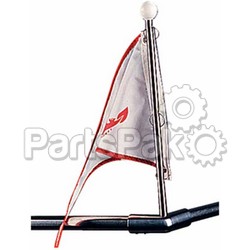 Sea Dog 3281101; Pole Flag Stainless Steel Bow Form