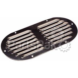 Sea Dog 3314051; Stainless Louvered Vent - Oval