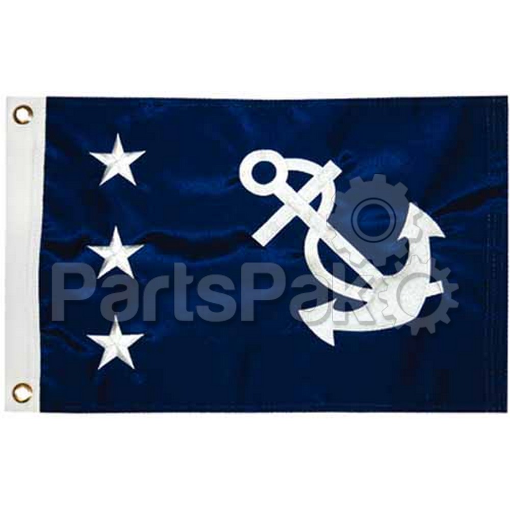 Taylor Made 93082; Flag 12 inch X 18 inch Past Commodore