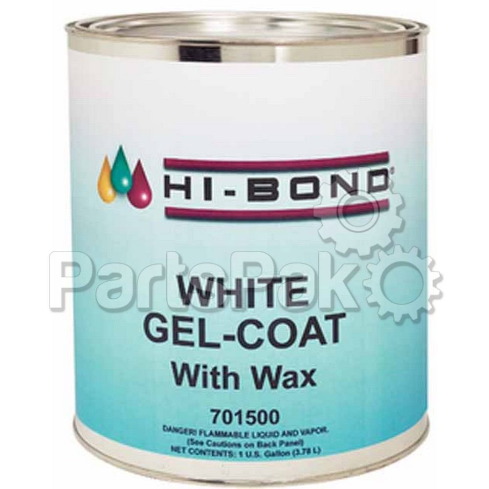 Hi-Bond 701490; White Gel Coat With Wax Qt