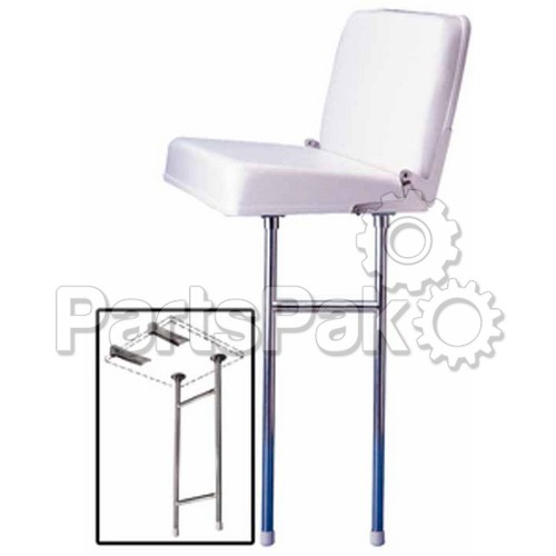 Garelick 75055; Side Mount Helmsmen SeatandTable H
