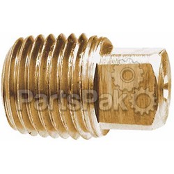 Midland Metal 28-084; 1/8 Brass Square Head Pipe Plug; LNS-38-28084