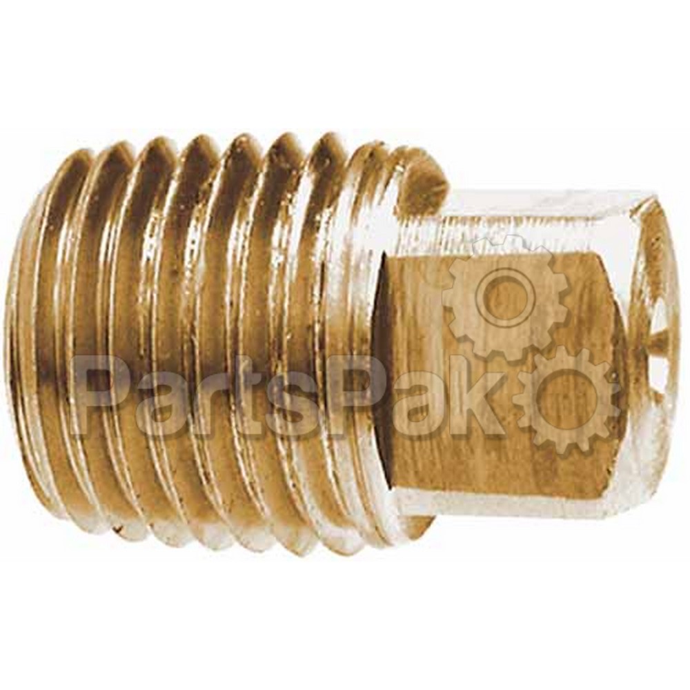 Midland Metal 28-084; 1/8 Brass Square Head Pipe Plug