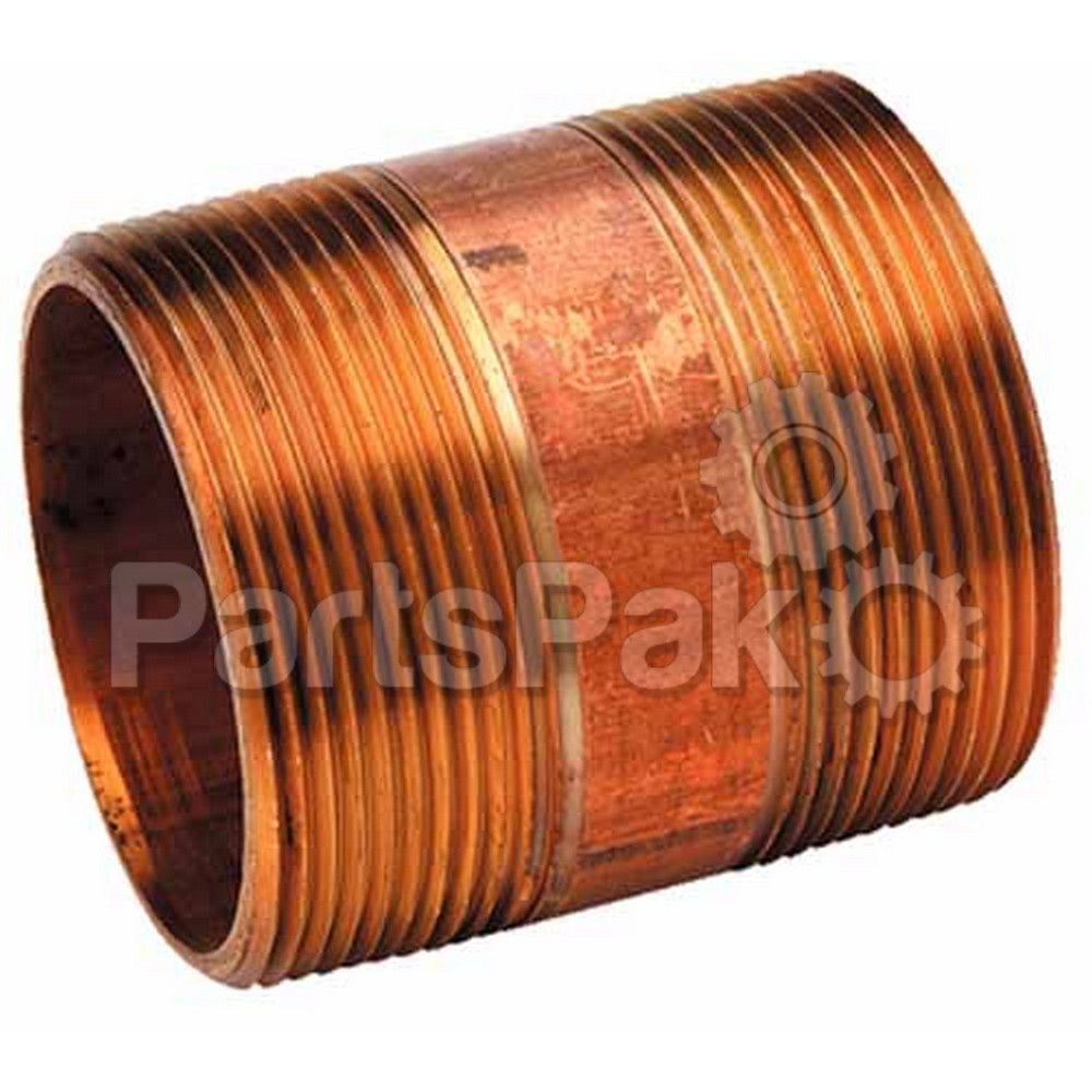Midland Metal 40122; 1-1/4 X 2-1/2 Brass Pipe Nippl