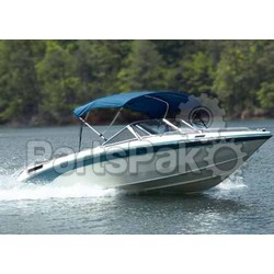 Carver Covers 403A02; 3 Bow Acrylic 73 Inch-78In Jet Bl-Bimini Top (Canvas and Protective Boot Only - No Frame); LNS-500-403A02
