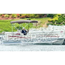 Carver Covers 510A10; 4 Bow 91 In-96 In Cadet Gray (Canvas and Boot Only)-Bimini Top; LNS-500-510A10
