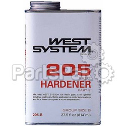 West System 205-A; Hardener - .44 Pint; LNS-655-205A