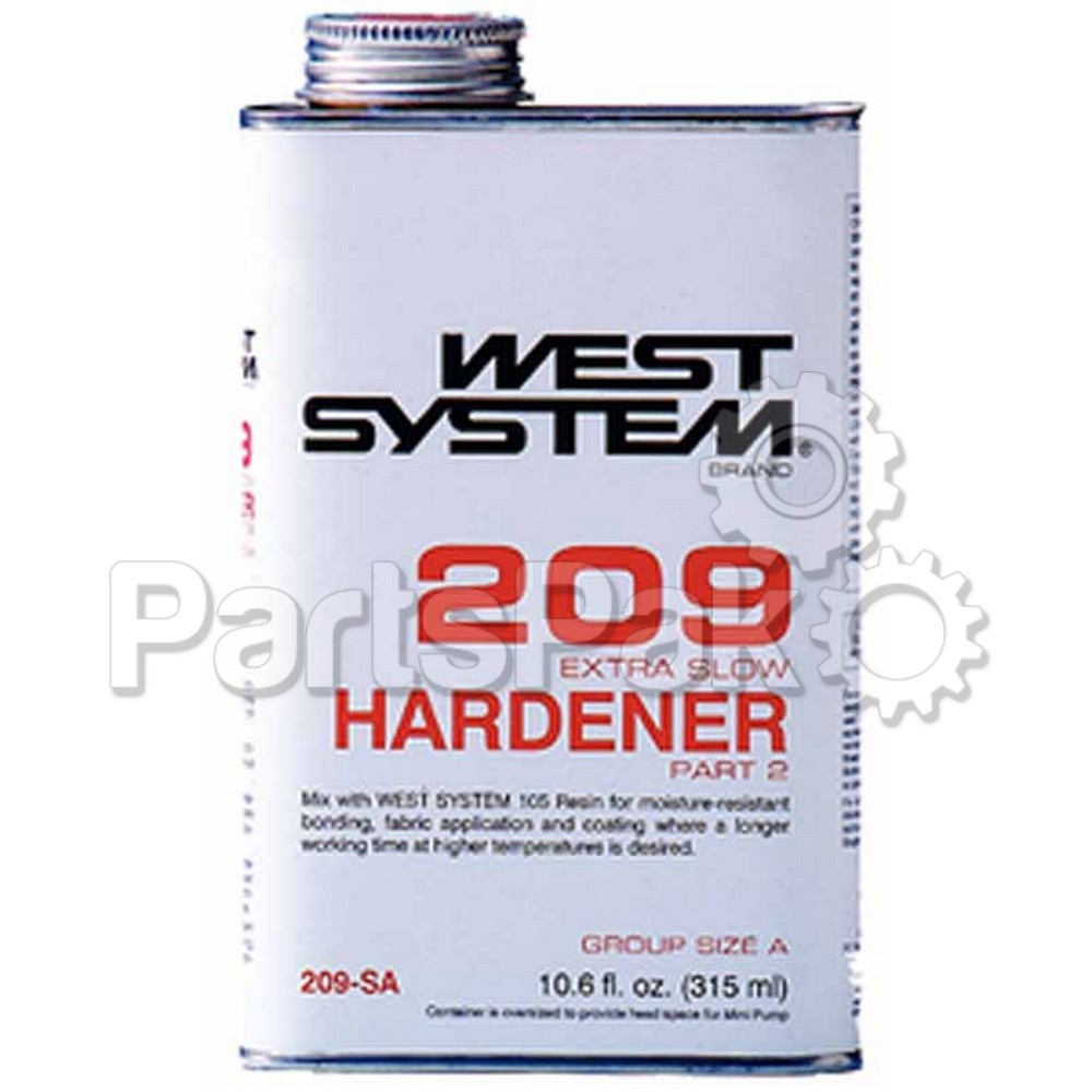 West System 209-SA; Extra Slow Hardener .66 Pint