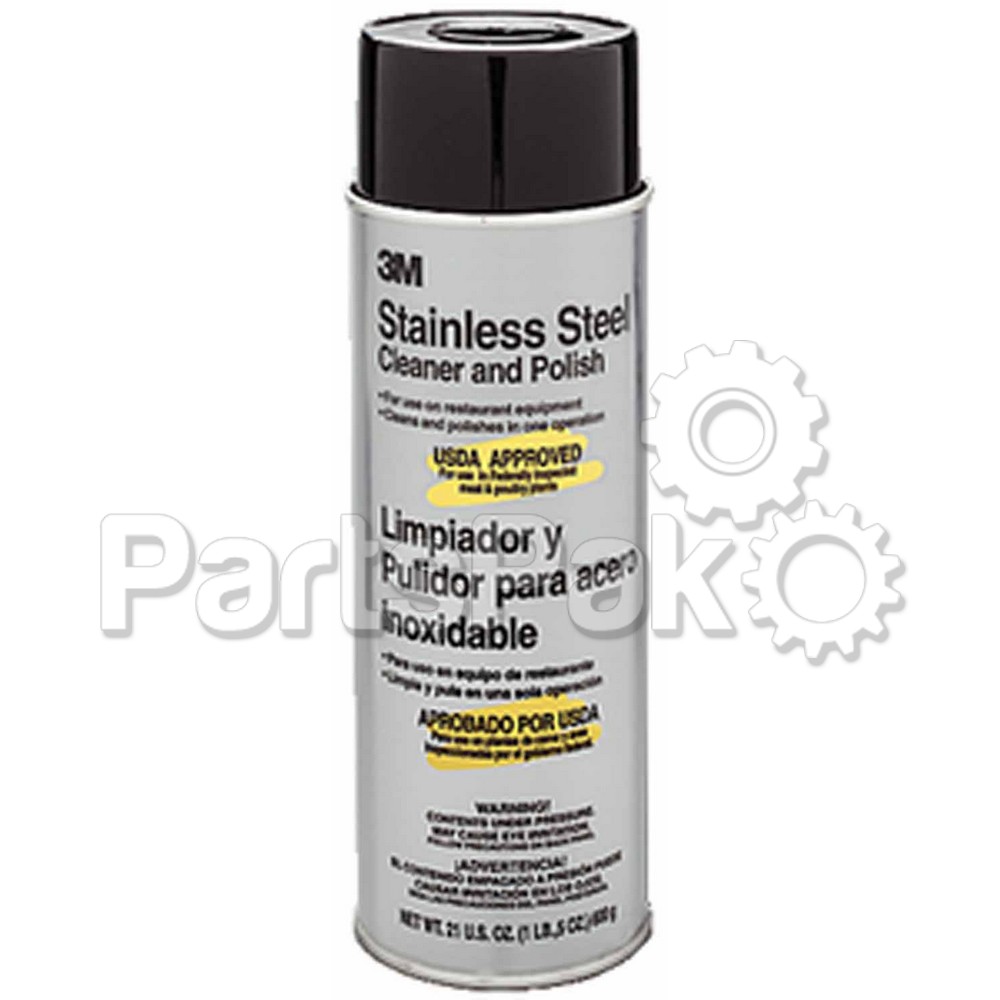 3M 14002; Stainless Steel Cleaner & Polish 21 Oz.