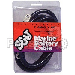 S&J Products 200114; Battery Cable 2 Ga. 72 inch Black