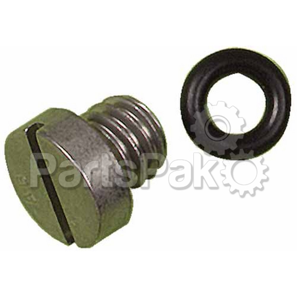 S&J Products 2807; Drain Plug And Gsk Fits OMC Lowerunit