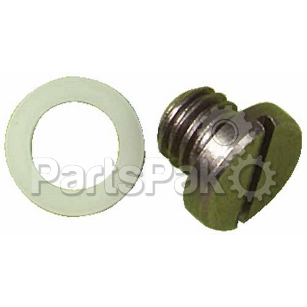 S&J Products 2809; Drain Plug And Gasket Fits OMC Lower