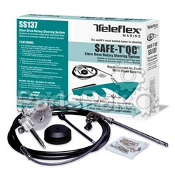 SeaStar Solutions (Teleflex) SS13713W; Quick Connect Steering System with Steering Wheel 13 Ft