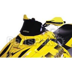 PowerMadd 10302011; Cobra Windshield Fits Ski-Doo Fits SkiDoo Rev Sol Blk Low; 2-WPS-10-10901