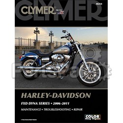 Clymer Manuals M254; Fits Harley Davidson Dyna Motorcycle Repair Service Manual; 2-WPS-27-M254