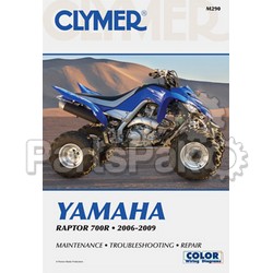 Clymer Manuals M290; Clymer Manual Yamaha YFM700R Raptor 700 2006-2009