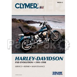 Clymer Manuals M424-2; Fits Harley Davidson Dyna-Glide Motorcycle Repair Service Manual