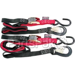 Powertye 23622-S; Soft Tye W / Secure Hook 1-inch (Black); 2-WPS-29-1110