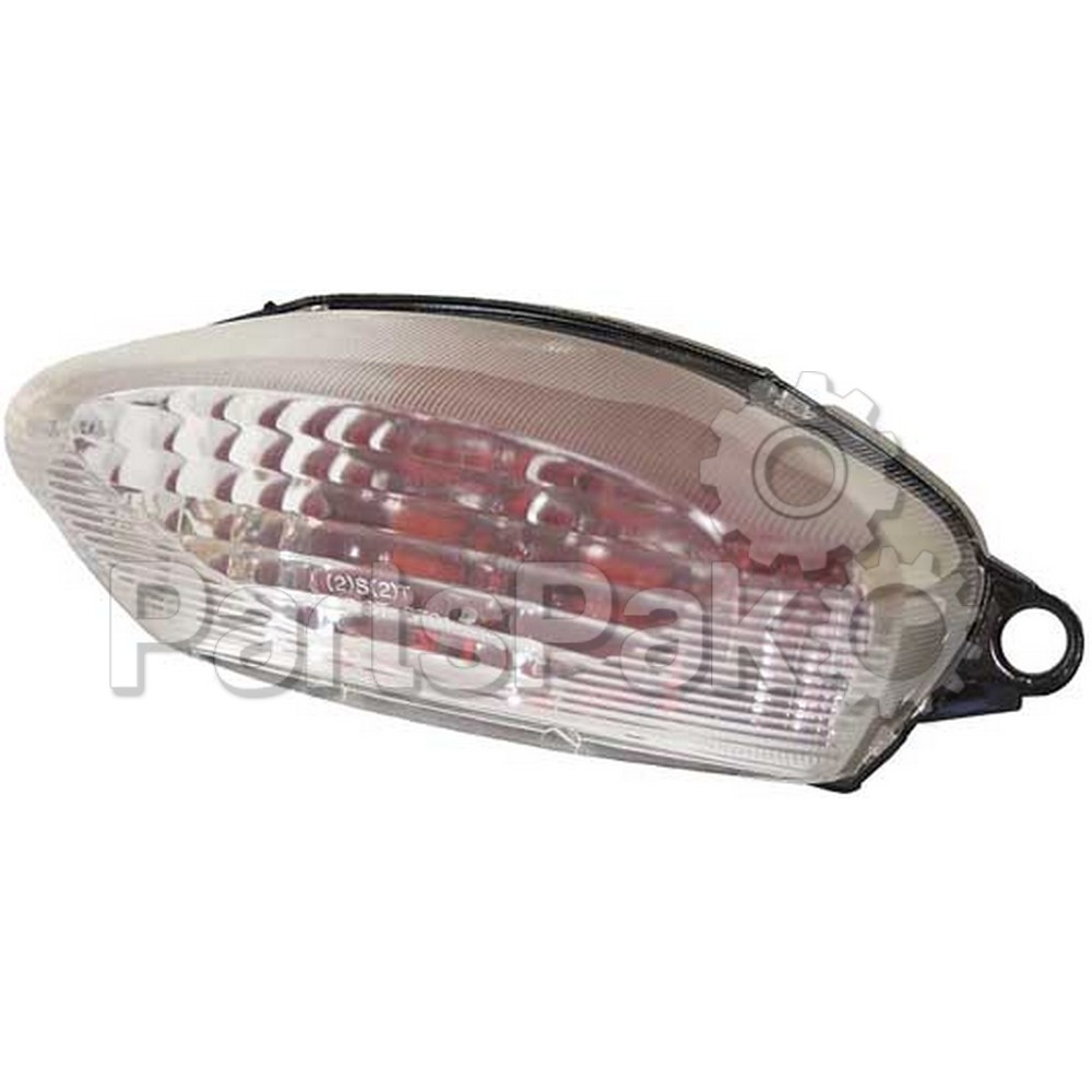 Emgo 62-84743; Tail Light Assembly Clear Lens Vtr1000F '98-04