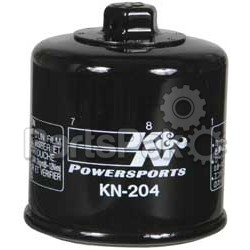 K&N KN-204; Oil Filter (Black); 2-WPS-56-0204
