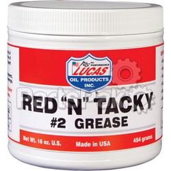 Lucas 10574; Red 'N' Tacky #2 Grease (Sold Individually)