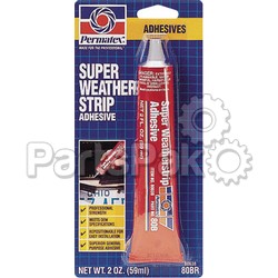 Permatex 80638; Super Weather Strip Adhesive 2 Oz; 2-WPS-59-9180