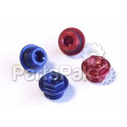 Works Connection 24-011 (RED); Oil Filler Plug Red; 2-WPS-66-24011