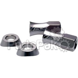 Motion Pro 11-0022; Liteloc Rim Lock W / Silver Aluminum Nut & Beveled Washer 12M
